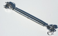 Spannschlo 6 mm, Wantenspanner  - hochwertiger Marine Edelstahl A4: , Segelspanner fr Sonnensegel konkav, Gewindespanner M6