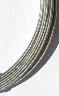 Edelstahlseil 14 m - nicht rostend - 1x Stck - 2 mm Durchmesser - mit besonders laufleichter Oberflche