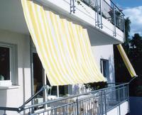 Sonnenschutz Balkon mit Seilspanntechnik Bausatz Balkon II