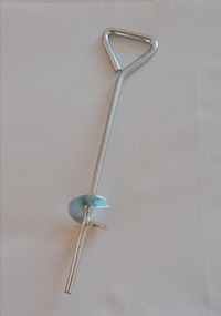 Schraubheringe, 4 Stck - Stahl verzinkt - Lnge: 19 cm