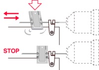 Laufhakenstopper 4x - elfenbein - fr alle Sonnensegel in Seilspanntechnik System Peddy Shield