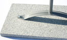 Montagehinweise - Combi-Stnder Paravent - aufschraubbar auf Granitplatte fr einen stabilen Windschutz Terrasse