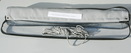 Packungsinhalt - Balkonblende B75 x L300 cm - Farbe uni hell silbergrau - textiler Sichtschutz fr Balkon und Terrasse